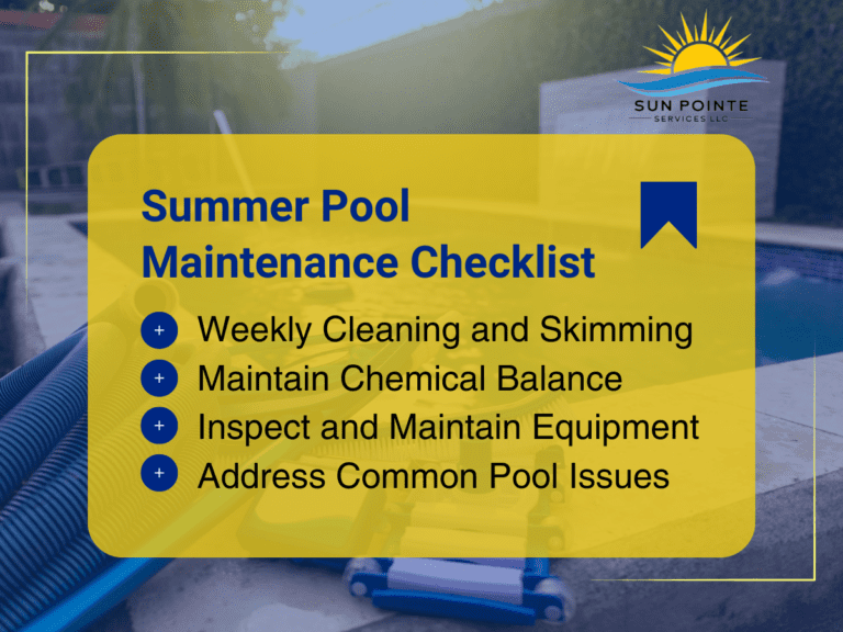 Summer Pool Maintenance Checklist